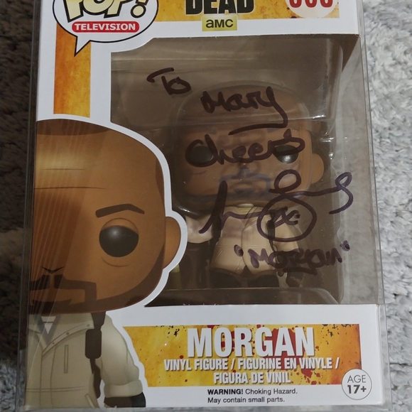 Funko Other Nwt Walking Dead Funko Pop Morgan Autographedsigned Poshmark